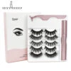 Sexy Sheep Magnetic Faux Mink Volume Eyelashes Kit Set (5 Pairs)