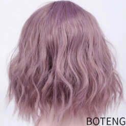 Pink Palette Short Curly Euro-American Hair Wig -Cosplay 083DBE9F64DEB3E9CEEB5F111E4B6CB9