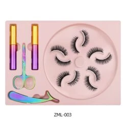 Natural Long Faux Mink Magnetic Eyelashes Full Kit Set (5 Pairs) -Cosplay 0B3DD7372DF719A17FB275BBA00A1199