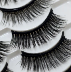 Mixed Designs Faux Mink Magnetic Eyelashes Kit Set (5 Pairs) -Cosplay 1C069106D370B14890F0FBBBA69B04CE