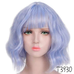 Pink Palette Short Curly Euro-American Hair Wig -Cosplay ANI COS 5f751cd2 3420 4df7 9264 5d85971e6b00