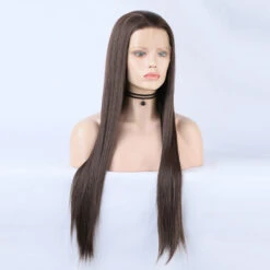 Smooth Petals Long Hair Front Lace Wig -Cosplay BA142DD377A4CA37821D53F58C6BCAE3