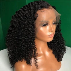 Premium Wig - Kicky Locks Small Curly Front Lace Wig