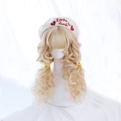 Defined Waves In Faded Blonde Lolita Wig -Cosplay CS 828A 3