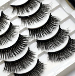 Mixed Designs Faux Mink Magnetic Eyelashes Kit Set (5 Pairs) -Cosplay FE596DA8934B6B3FD630D4CDF2DE9767