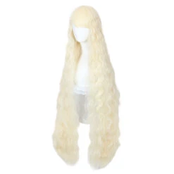 Waist Length Wavy Beige Lolita Wig 489C -Cosplay IMG 4443