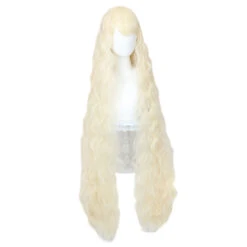 Waist Length Wavy Beige Lolita Wig 489C -Cosplay IMG 4445
