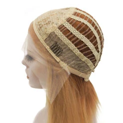 Premium Wig - Khaki Lemon Medium Straight Lace Front Wig -Cosplay S7 2010 g